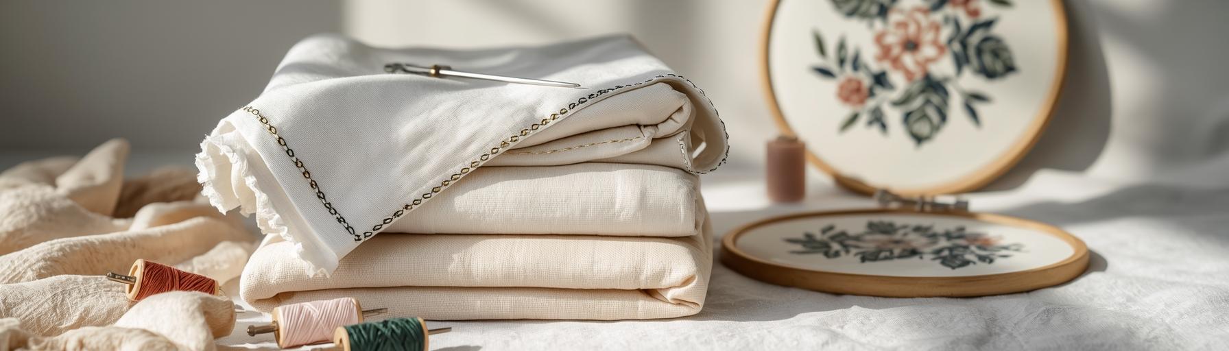 Threads, stitch types and hand versus machine